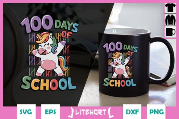 100 Days of School Funny Unicorn SVG Review