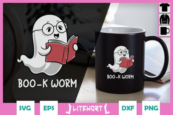 Boo-k Worm: A Playful Halloween Embroidery Design for Crafters