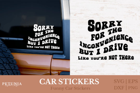 Car Stickers SVG Funny Car Window Decal Review