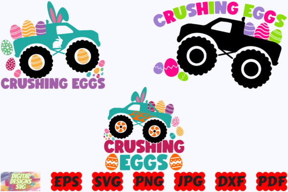 Crushing Eggs SVG: A Funny Easter Design for Real Projects