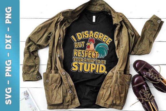 Disagree to Be Stupid Funny Rooster SVG Review