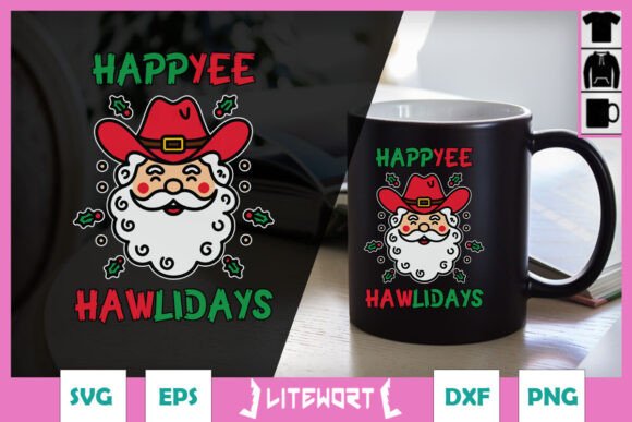 Happyee Hawlidays Funny Christmas SVG Review for Real Embroidery Projects