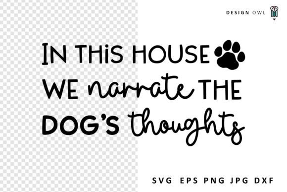 In This House - Funny Dog SVG Review