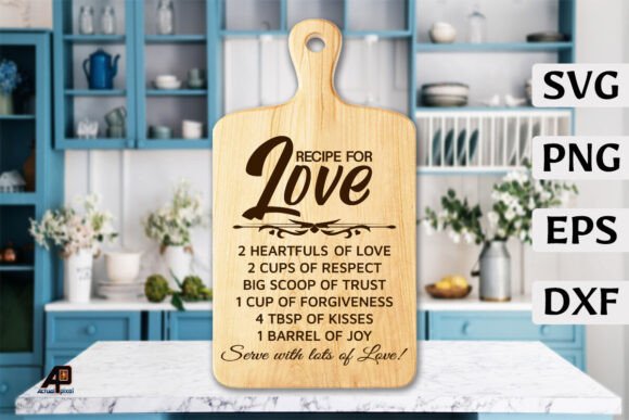 Recipe for Love Funny Quotes SVG PNG Review
